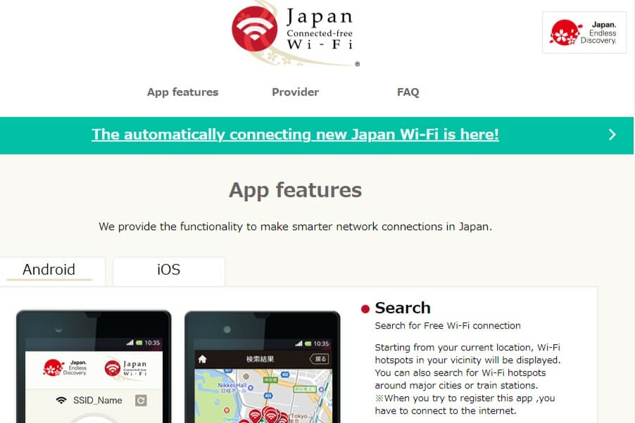free wifi in japan
